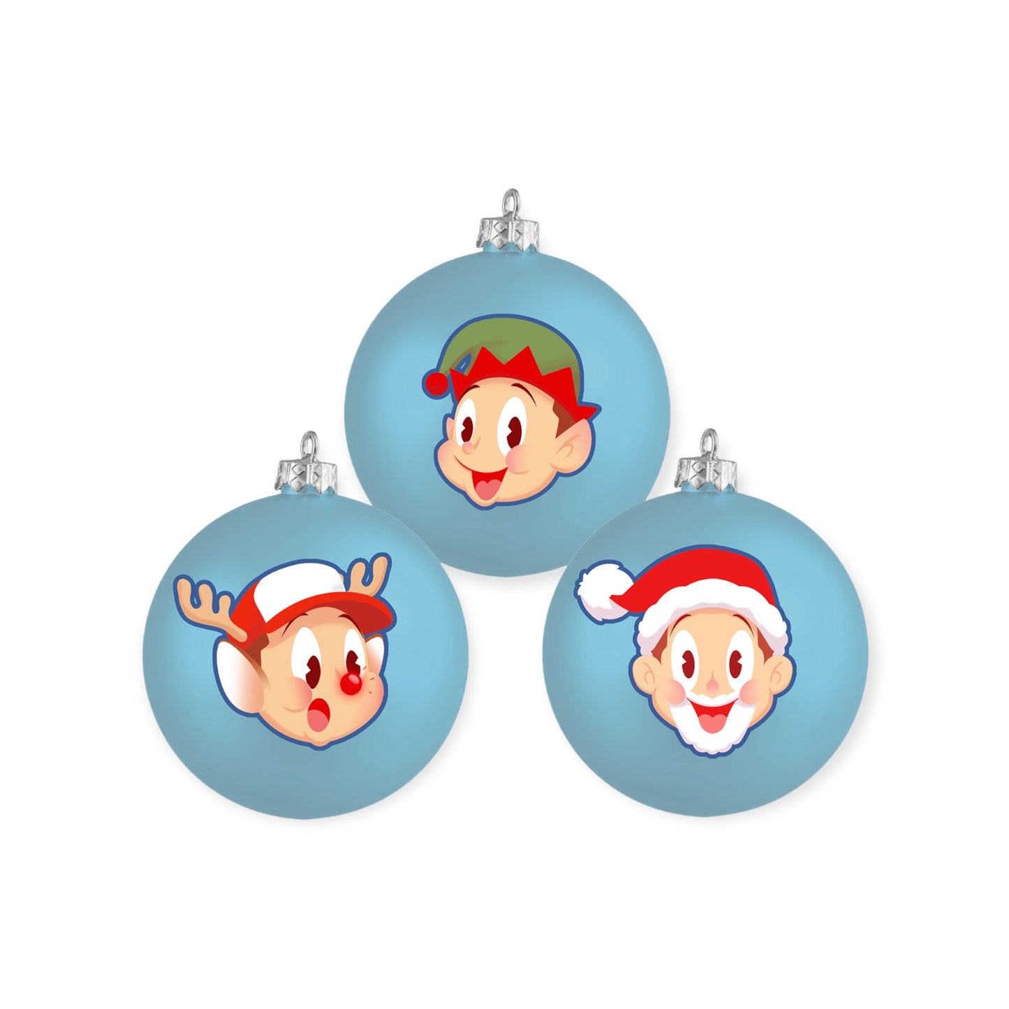 Bobby Boy Holiday Ornament Set
