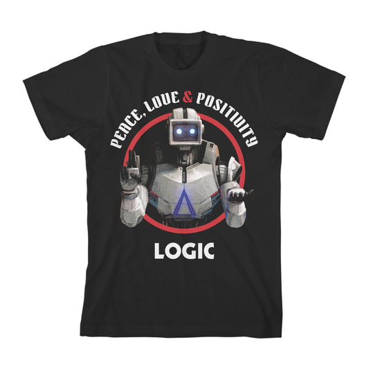 Peace Love And Positivity Bot T-Shirt