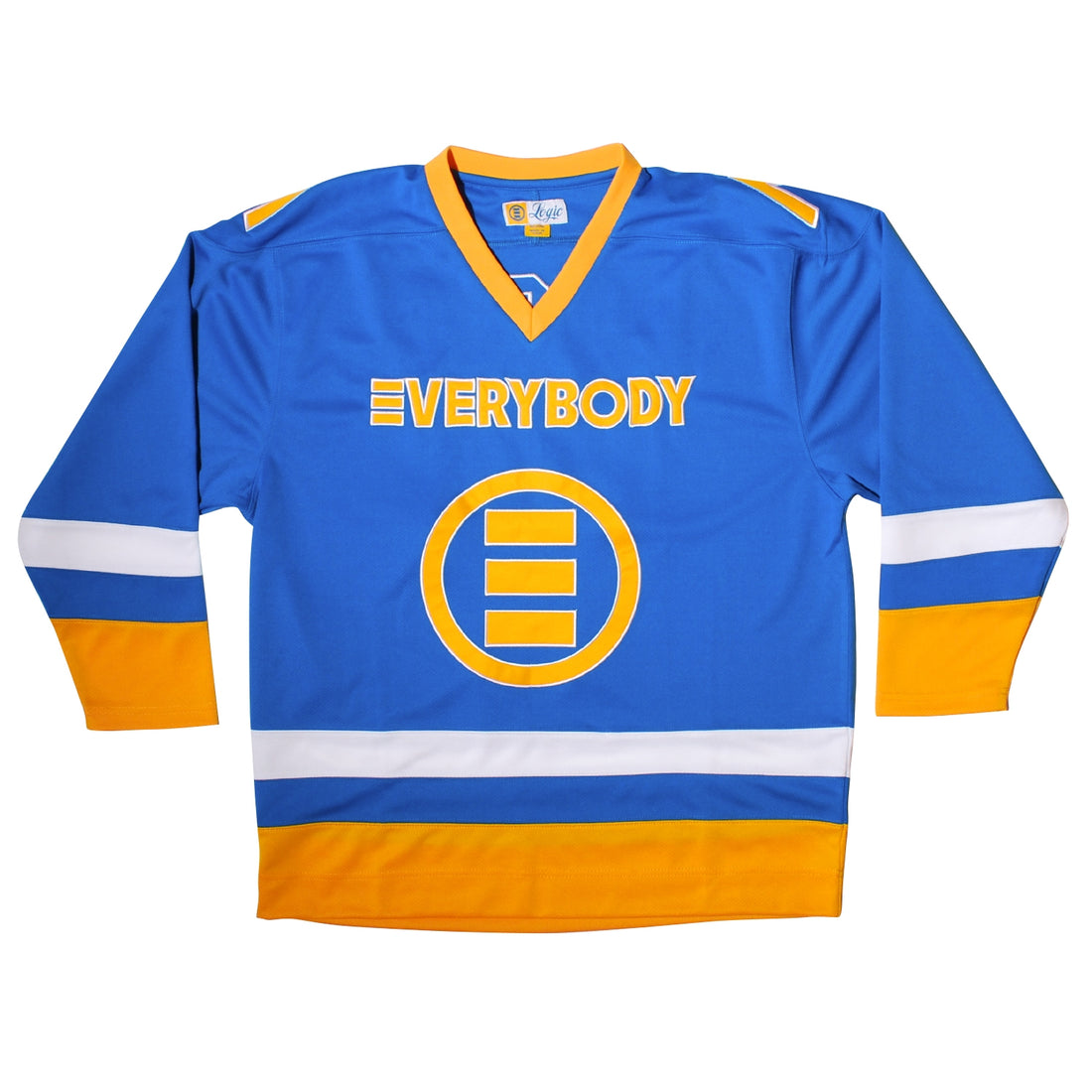 Everybody Blue Hockey Jersey Logic