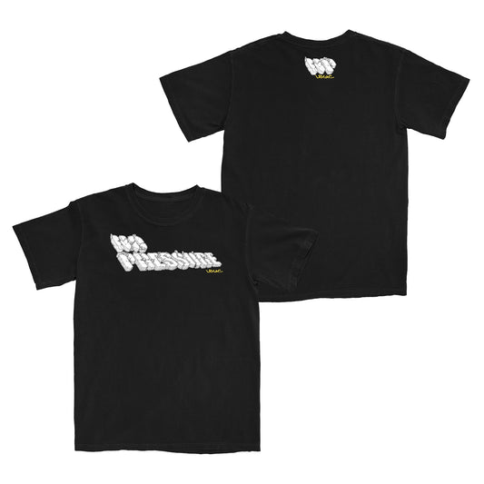 No Pressure Broken Logo Black T-Shirt