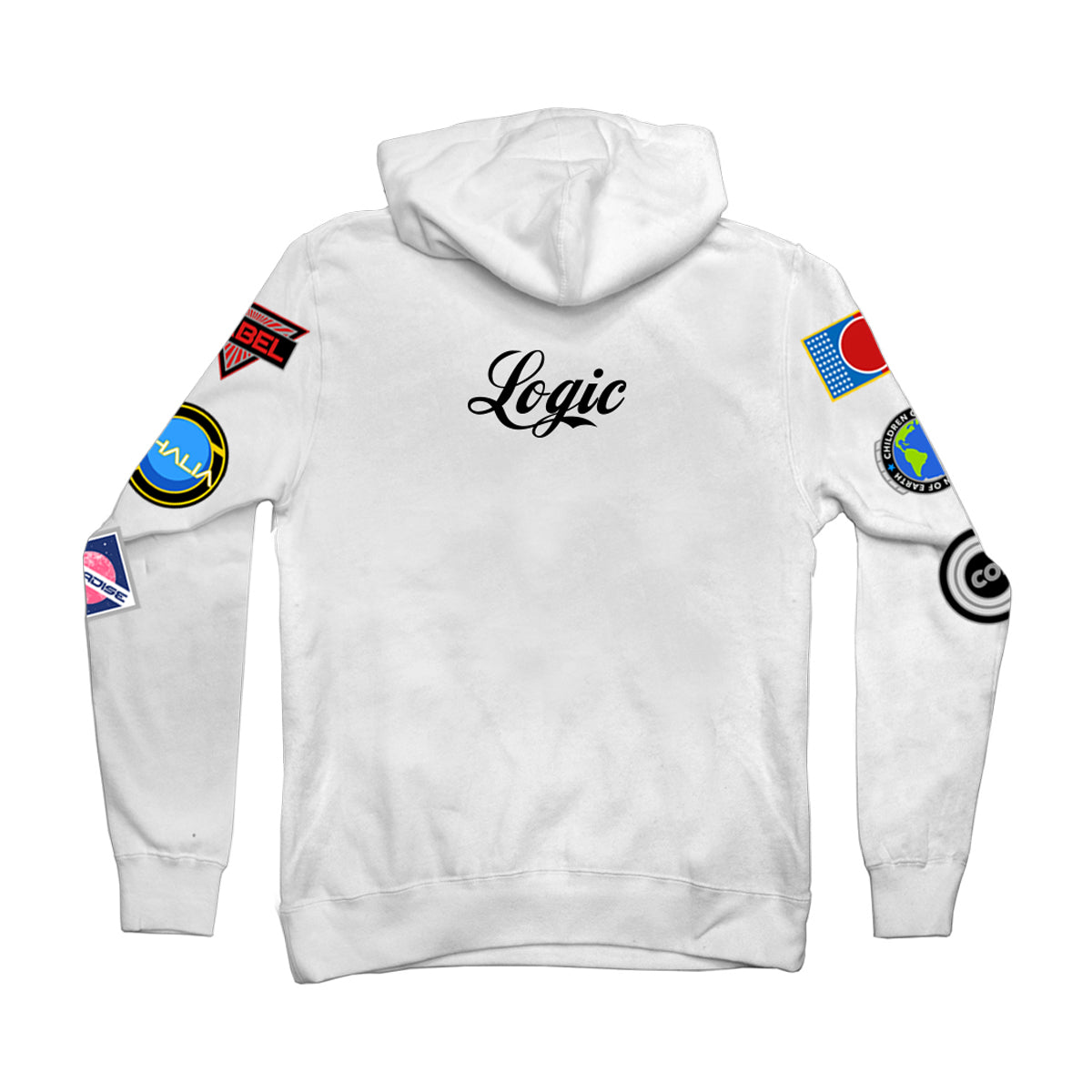 Space Patches Pullover Hoodie