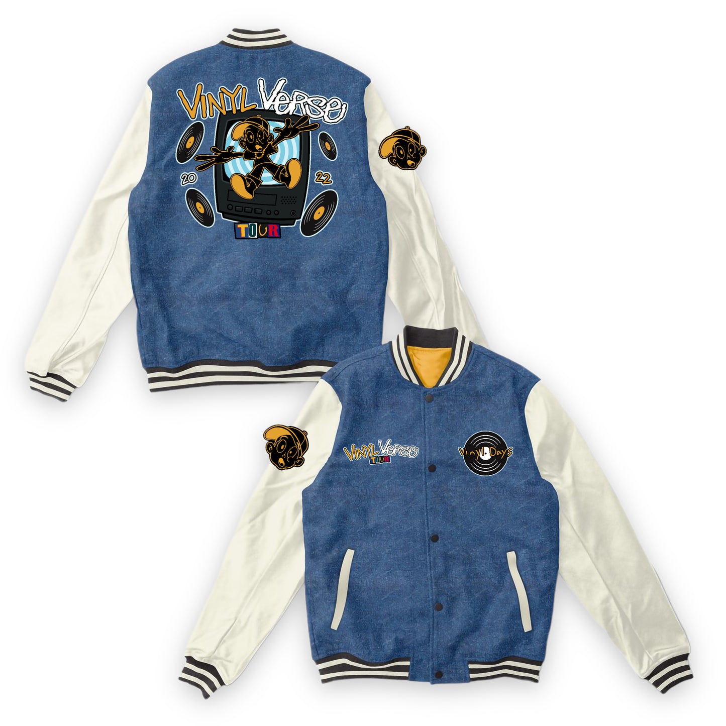 Embroidered Varsity Blouson - Ready to Wear